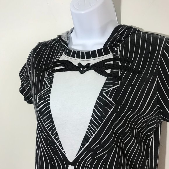 Disney Nightmare B4 Christmas Striped Hooded Shirt - Picture 3 of 7